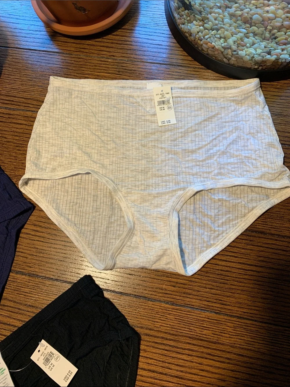 Womens Aerie Boy Briefs - Navy, Black & Light Gray three pairs! NWT